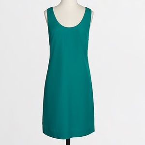 J Crew Silk Twist Back Shift Dress